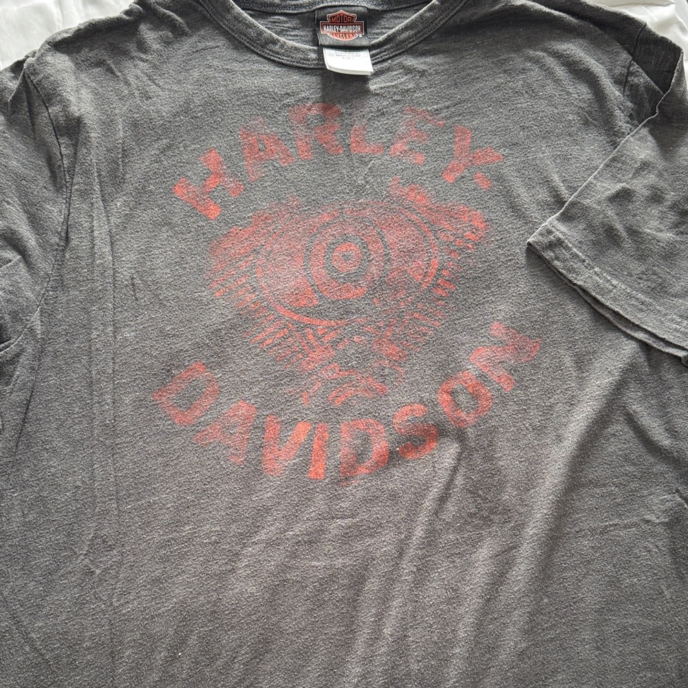 Harley-Davidson Black & Charcoal Trio Graphic Tees - Picture 7 of 8